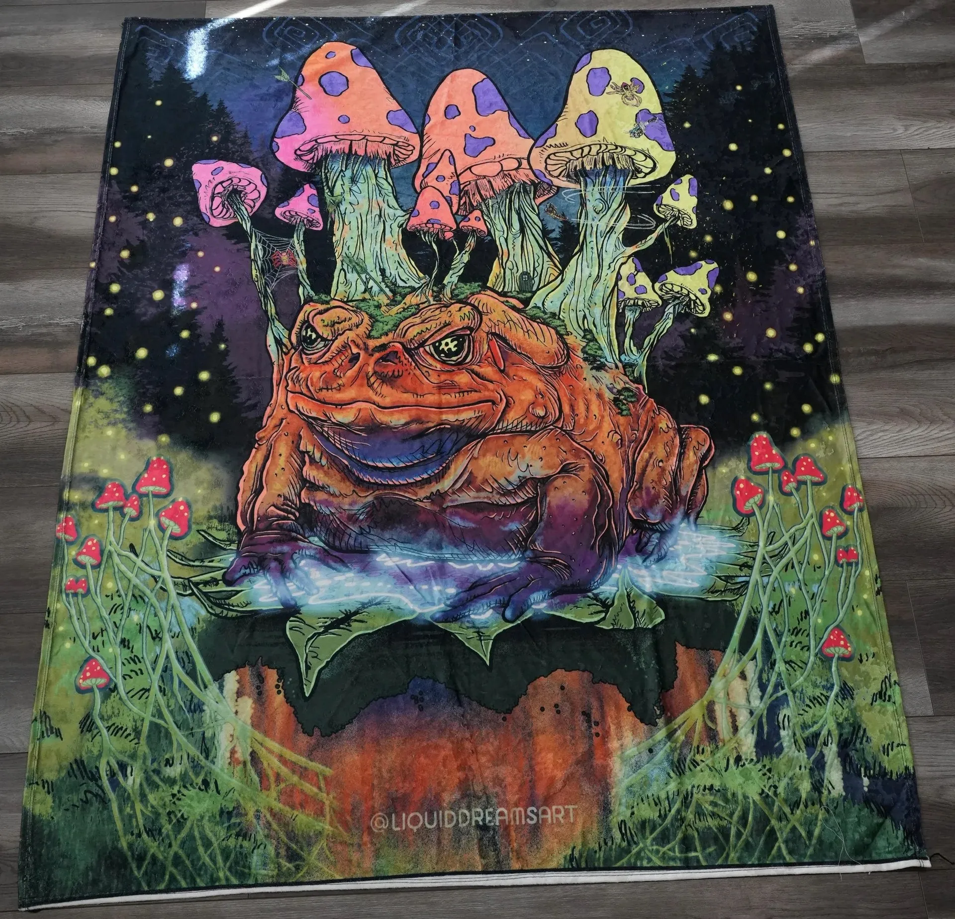 Grumble Toad Tapestry