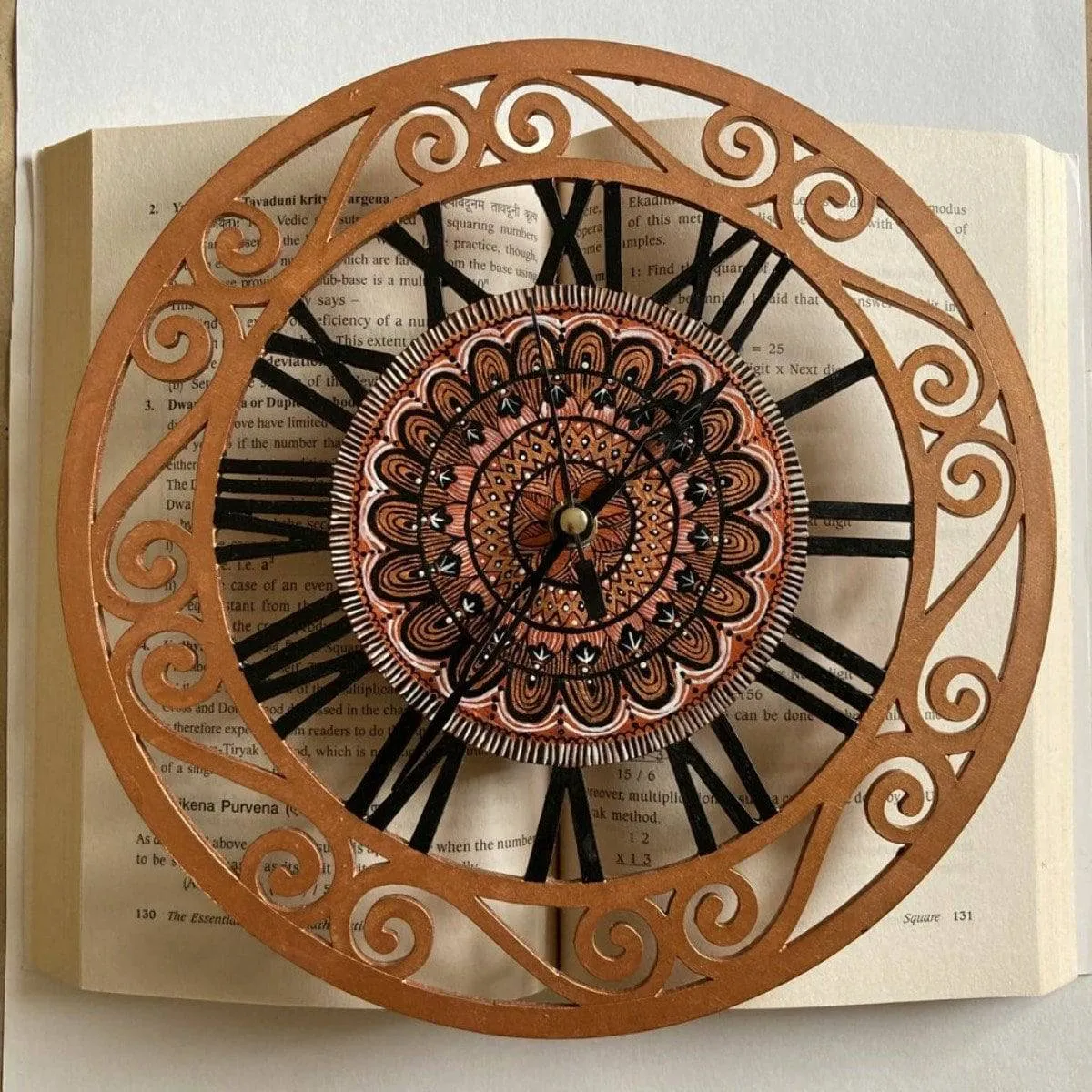 Handpainted Wall Clock