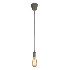 Hanging E27(Screw) Pendant Holder - Grey