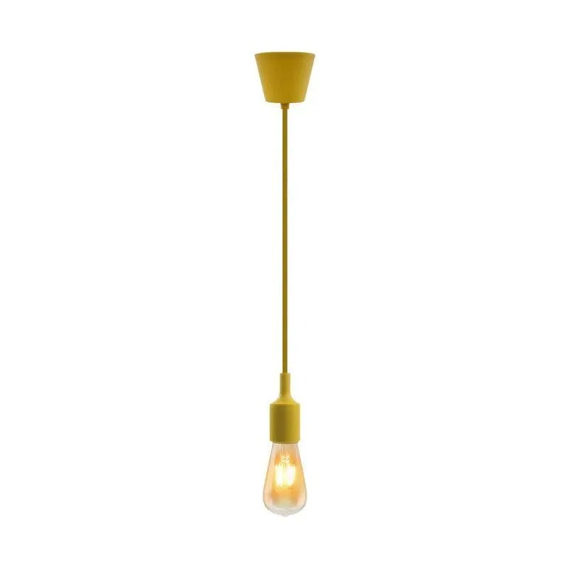 Hanging E27(Screw) Pendant Holder - Yellow