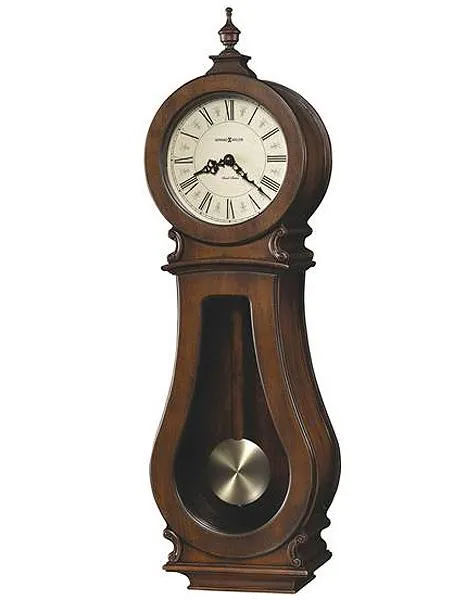 Howard Miller Arendal Chiming Pendulum Wall Clock - Tuscan Cherry Finish