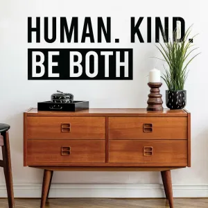 Human Kind Peel and Stick Wall Decals