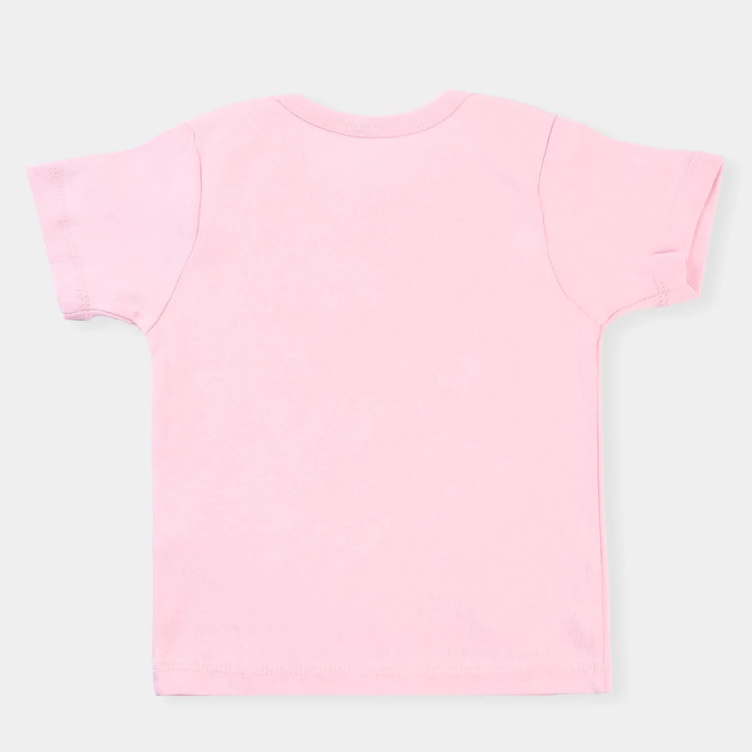 Infant Girls Cotton Poplin 3 Piece T-Shirt Set-mIX