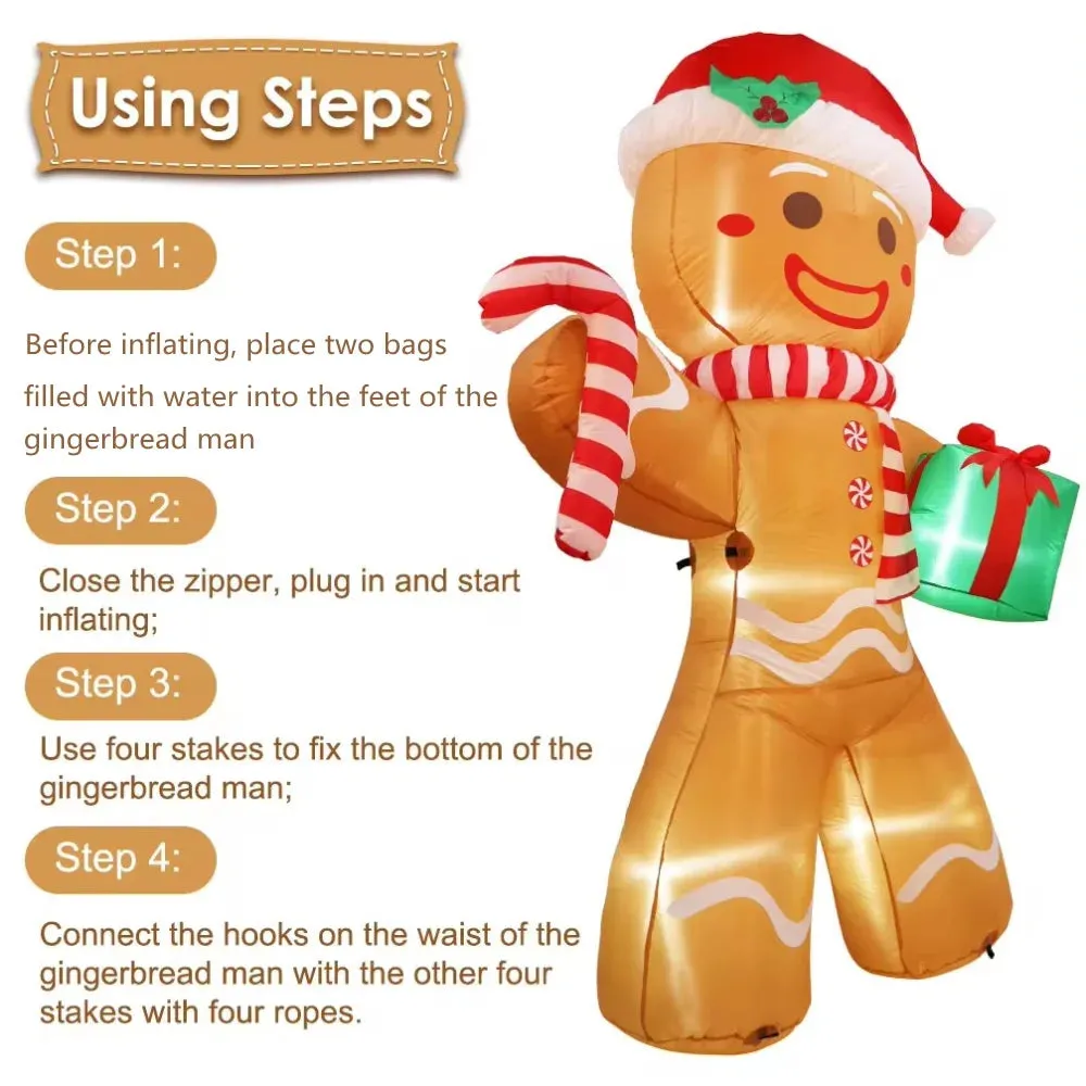 Inflatables Gingerbread Man