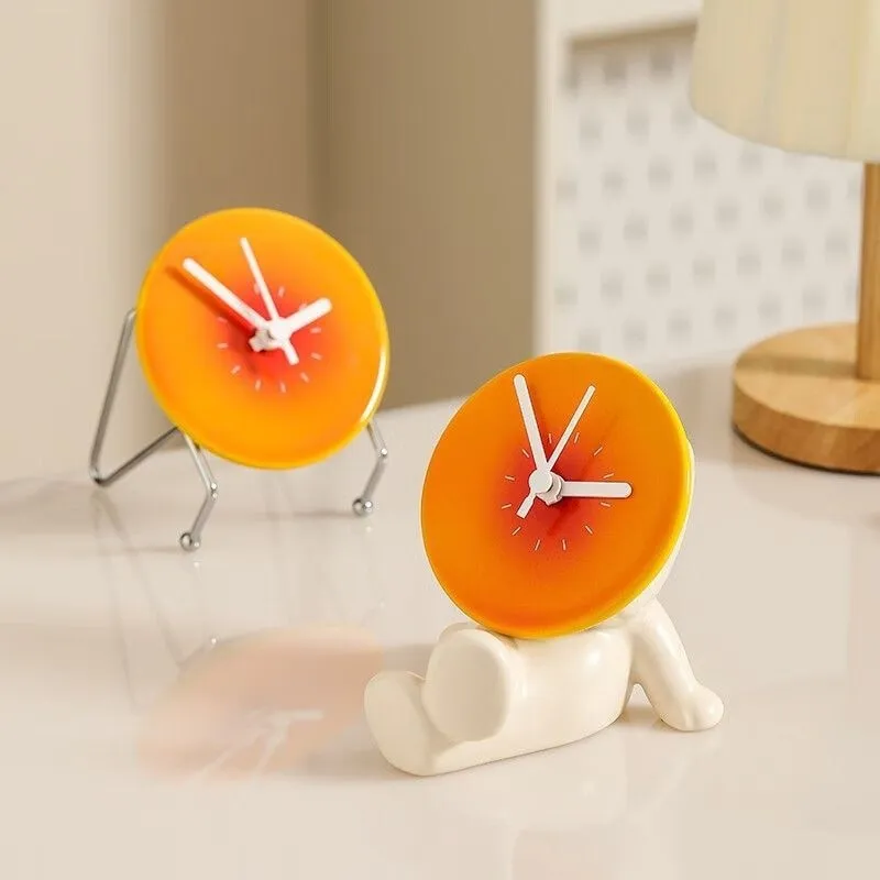 Kawaii Lazy Table Clock