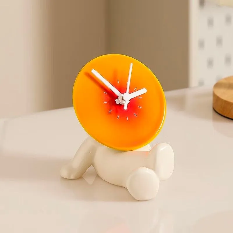 Kawaii Lazy Table Clock