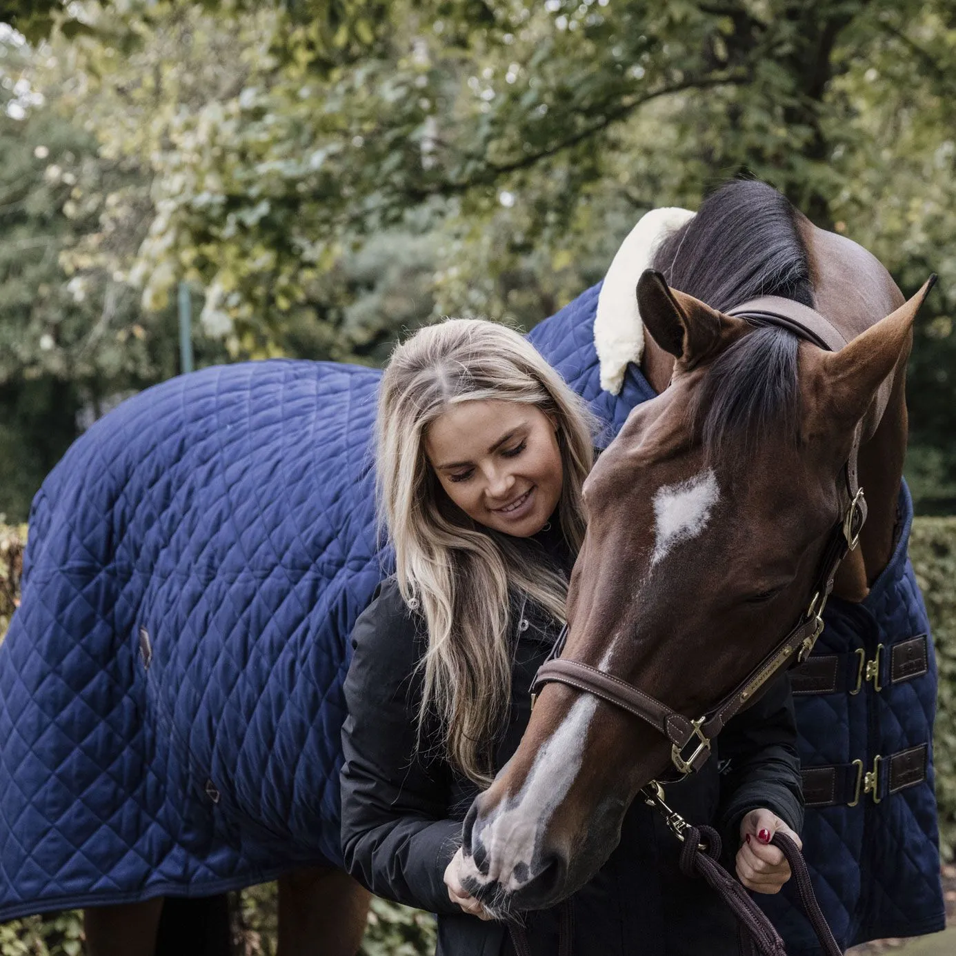 Kentucky Horsewear Stable Rug 200g - Navy