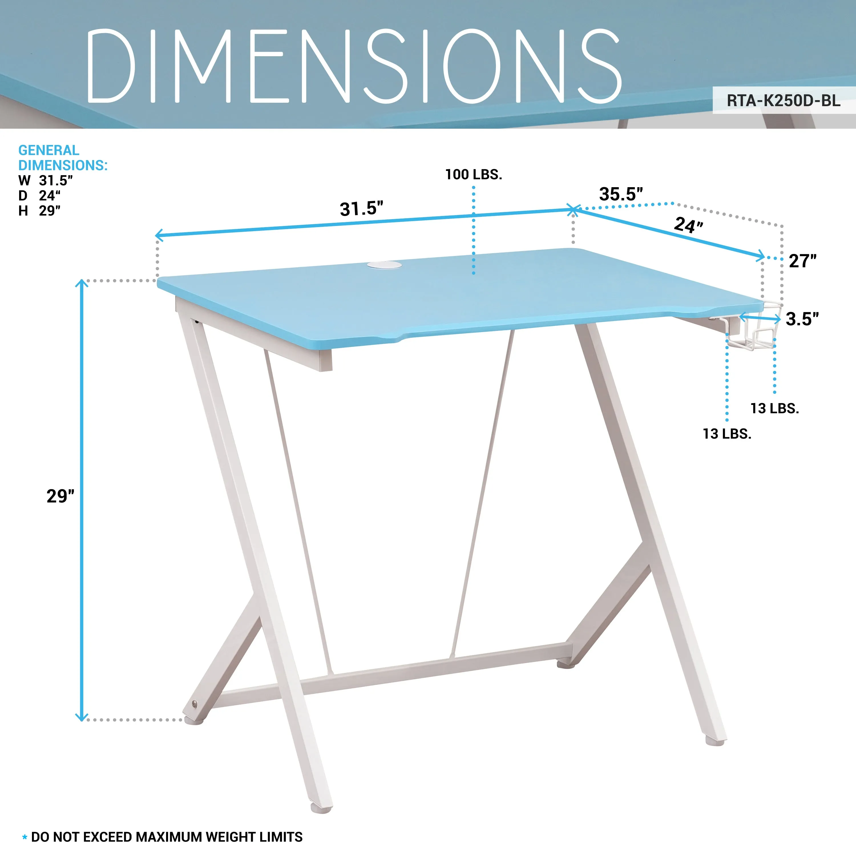 Kids Gaming Desk