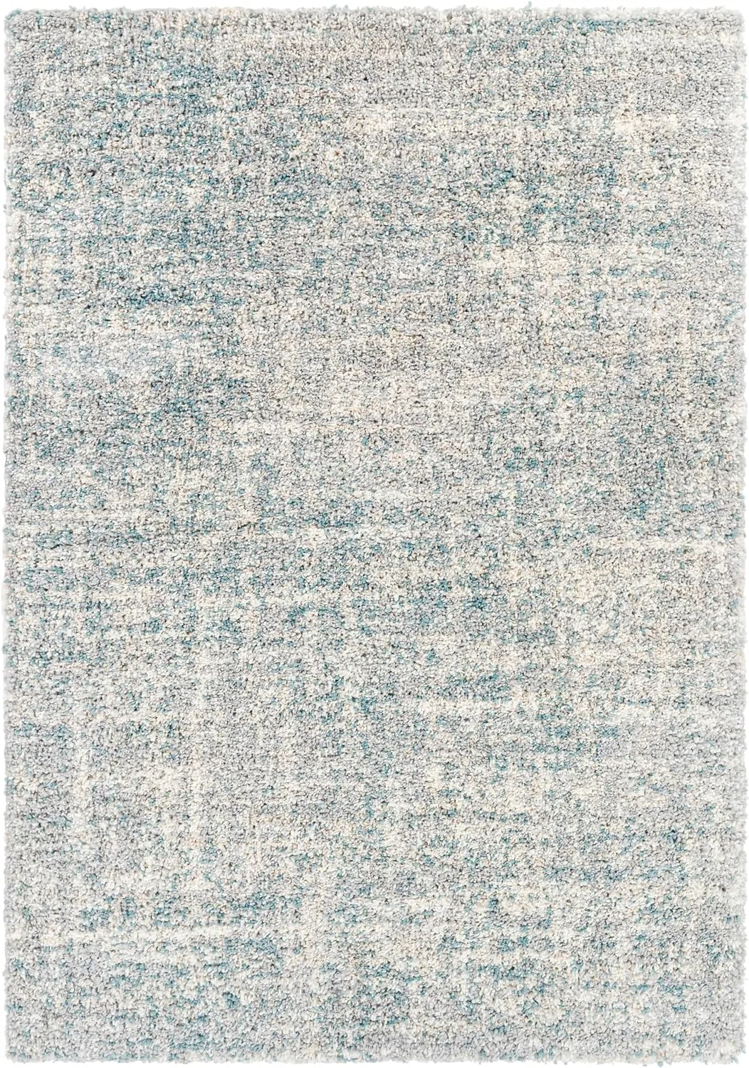 Larose Shag Gray Area Rug Carpet for Living Room Bedroom or Kitchen