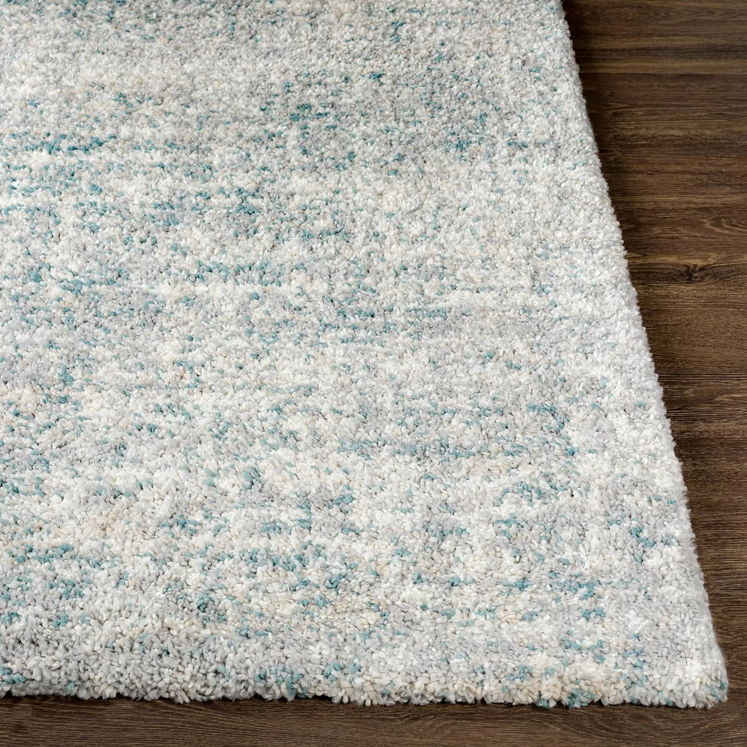 Larose Shag Gray Area Rug Carpet for Living Room Bedroom or Kitchen