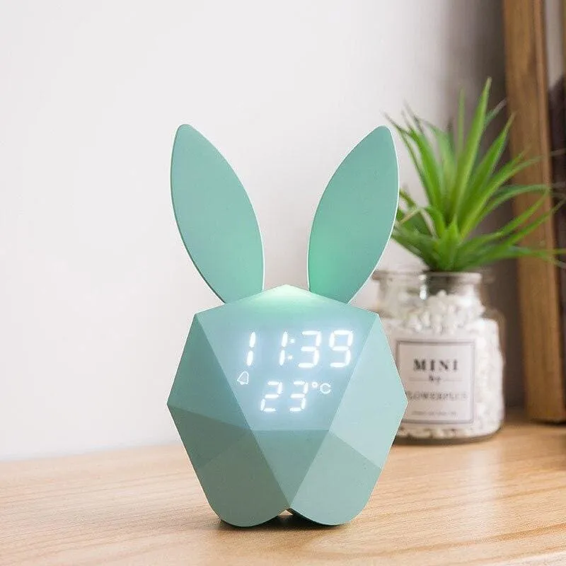 LED Digital Voice Control Alarm Clock