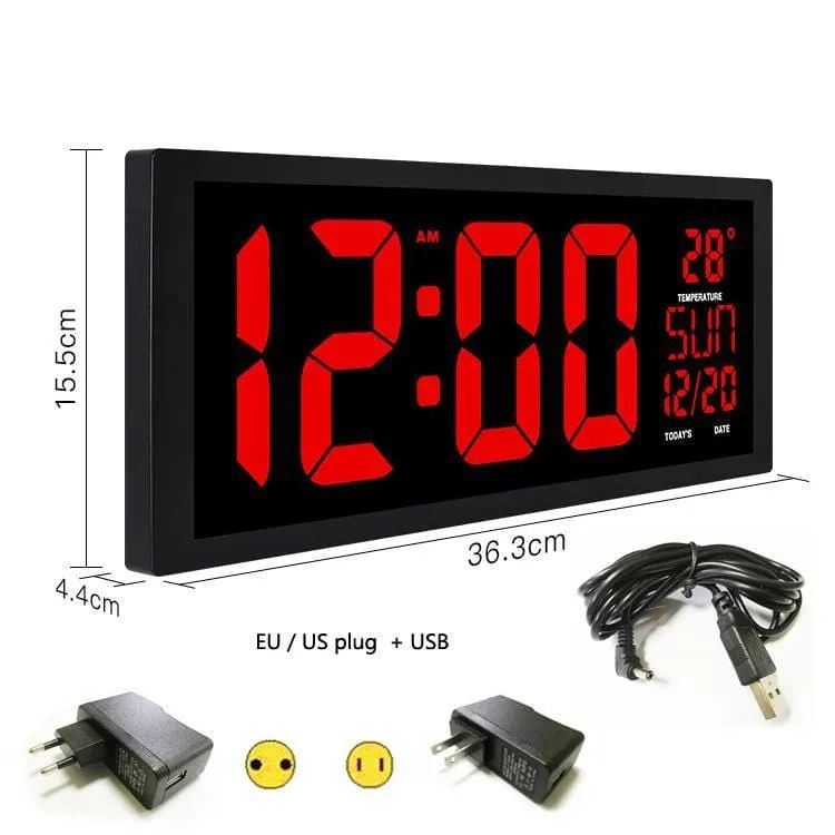 LED USB Wall Clock