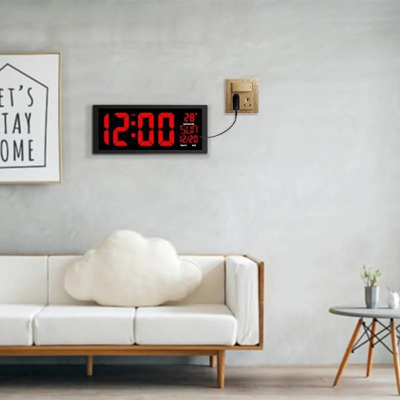 LED USB Wall Clock