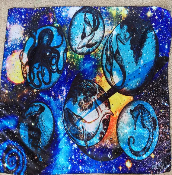 Life in Space Tapestry/Bandana