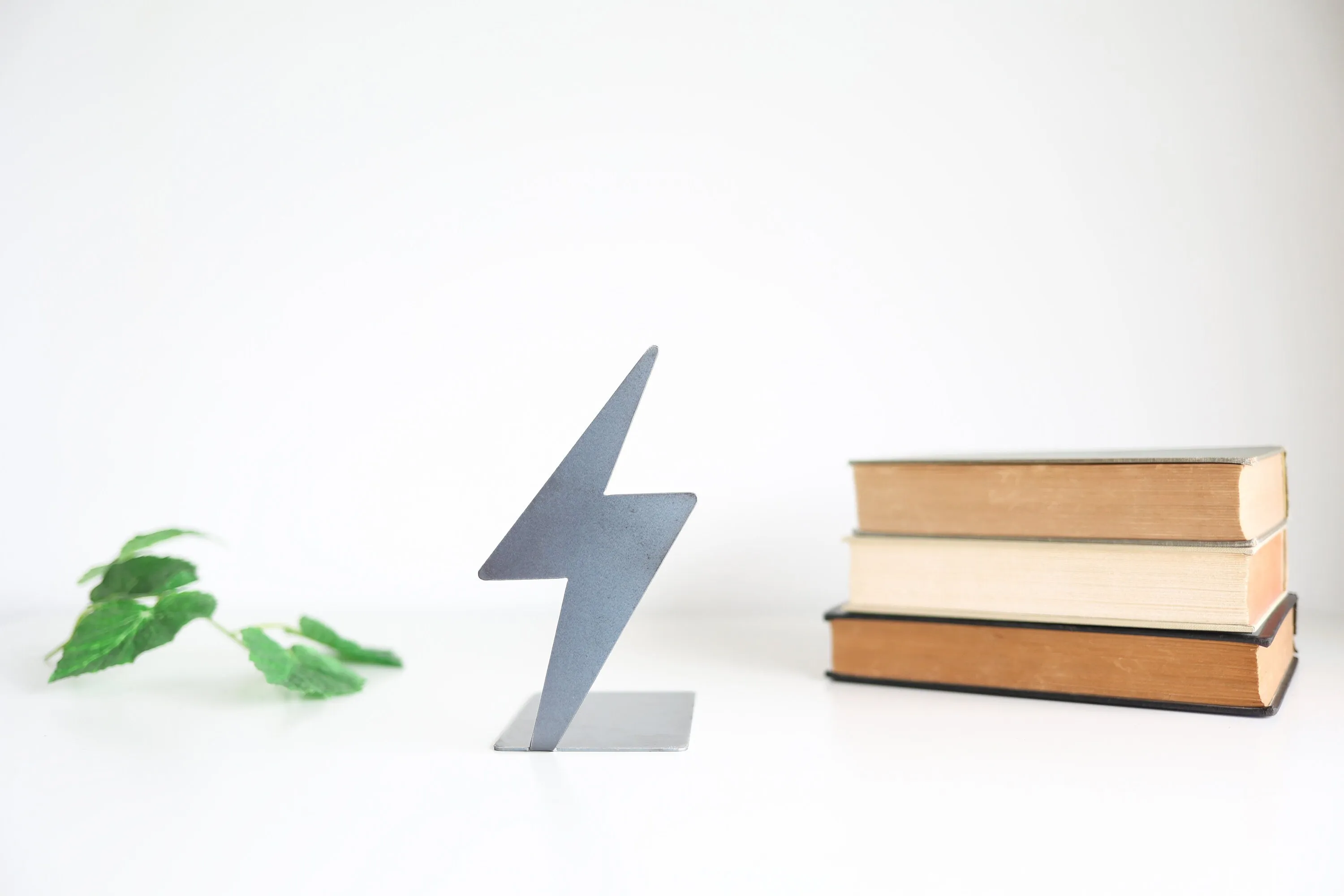 Lightening Bolt Bookend