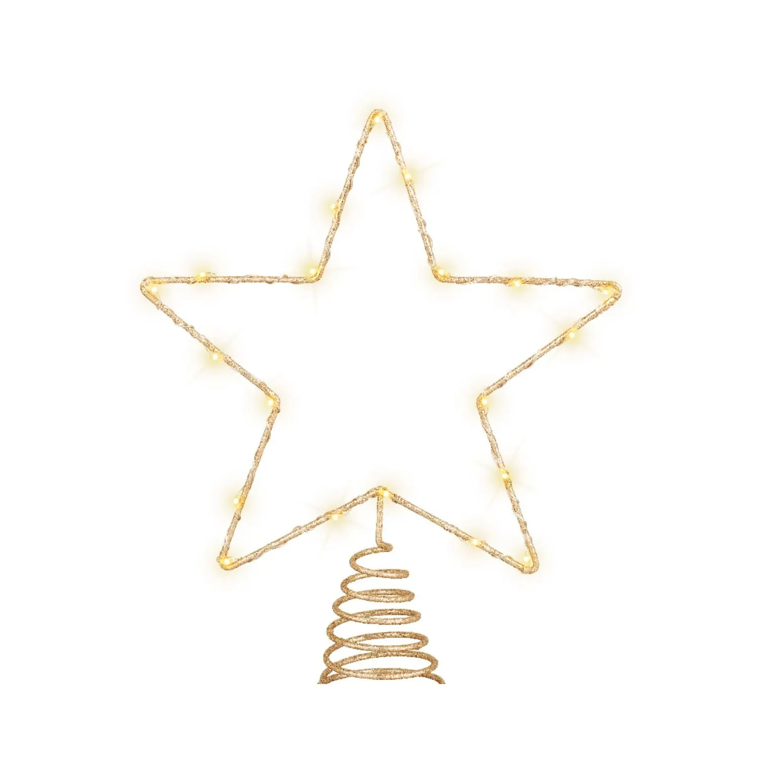 Lumineo 27cm Micro Led Star Tree Topper