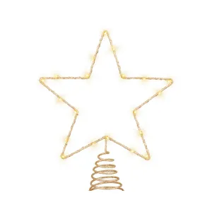 Lumineo 27cm Micro Led Star Tree Topper