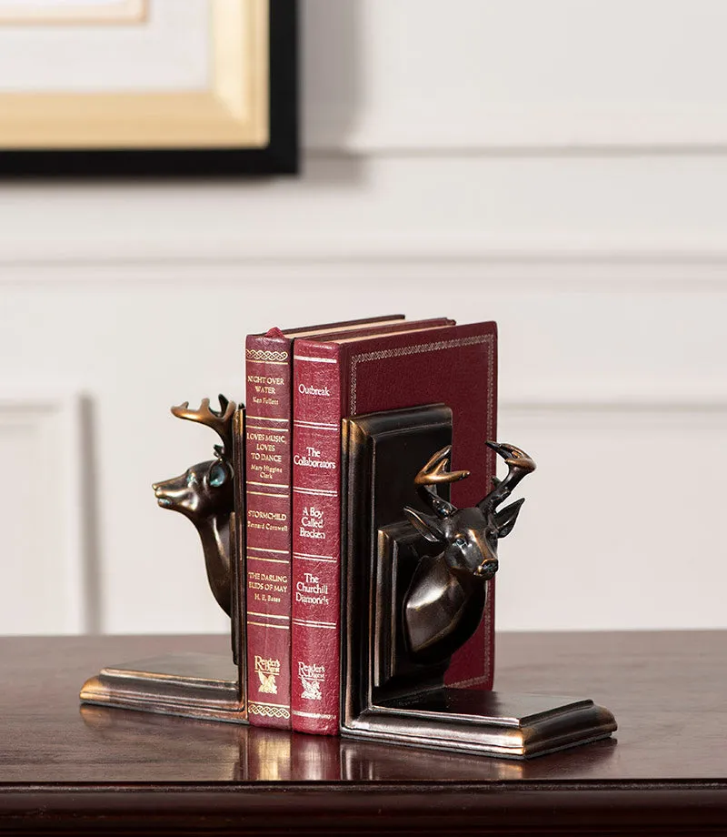 'Majestic Reindeer' Bookend Set