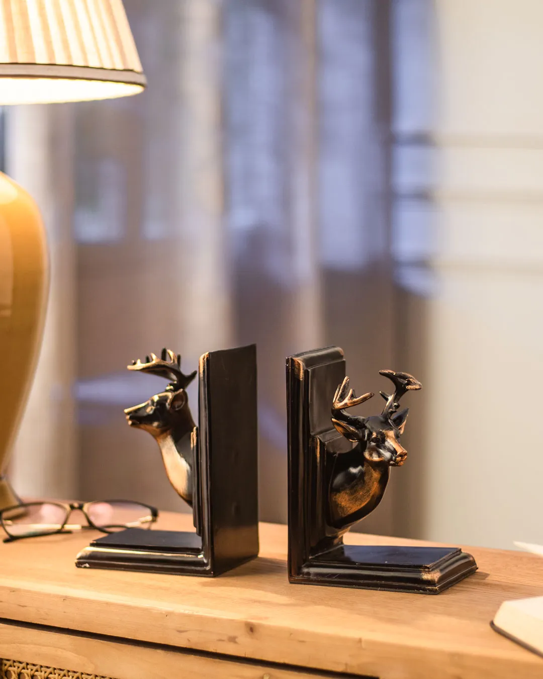 'Majestic Reindeer' Bookend Set