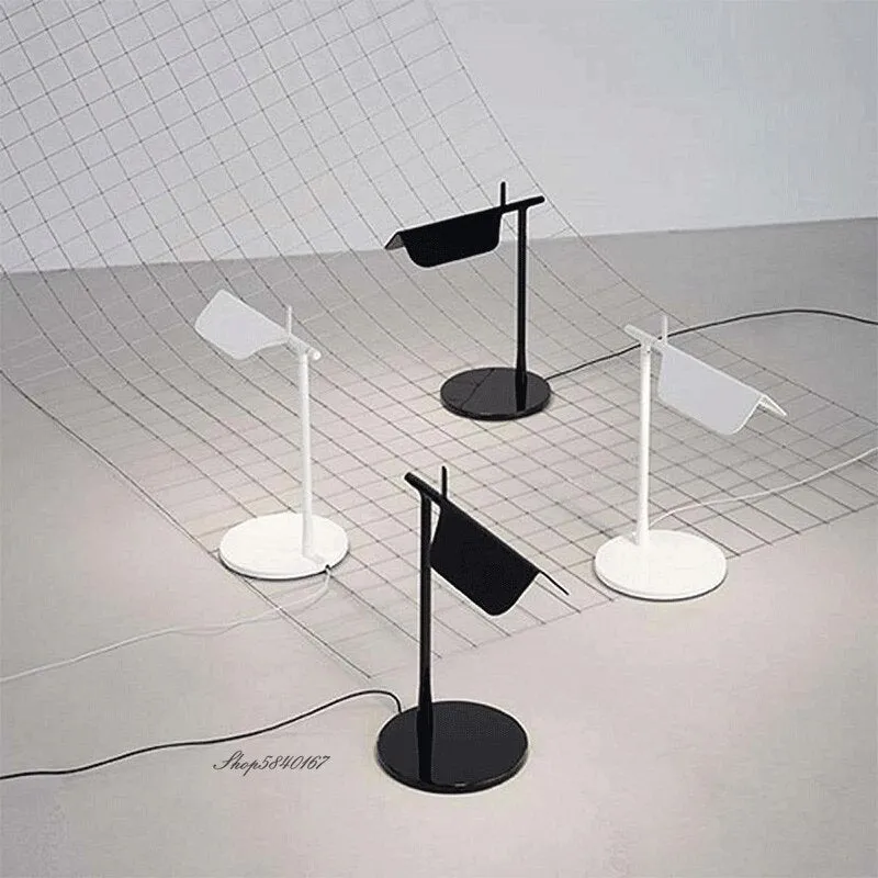 Minimalist Black LED Floor Lamp With Artistic Design