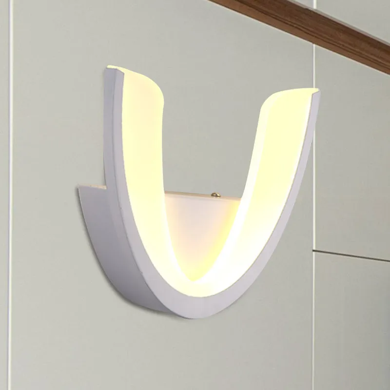 Minimalist Geometric LED Wall Sconce – Warm/White Light