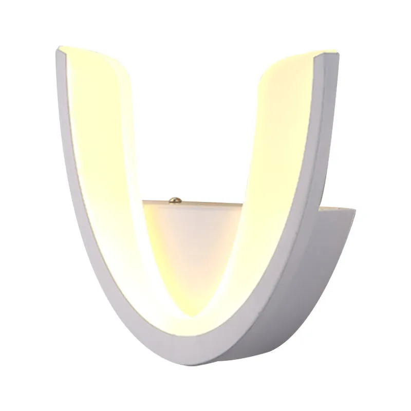 Minimalist Geometric LED Wall Sconce – Warm/White Light