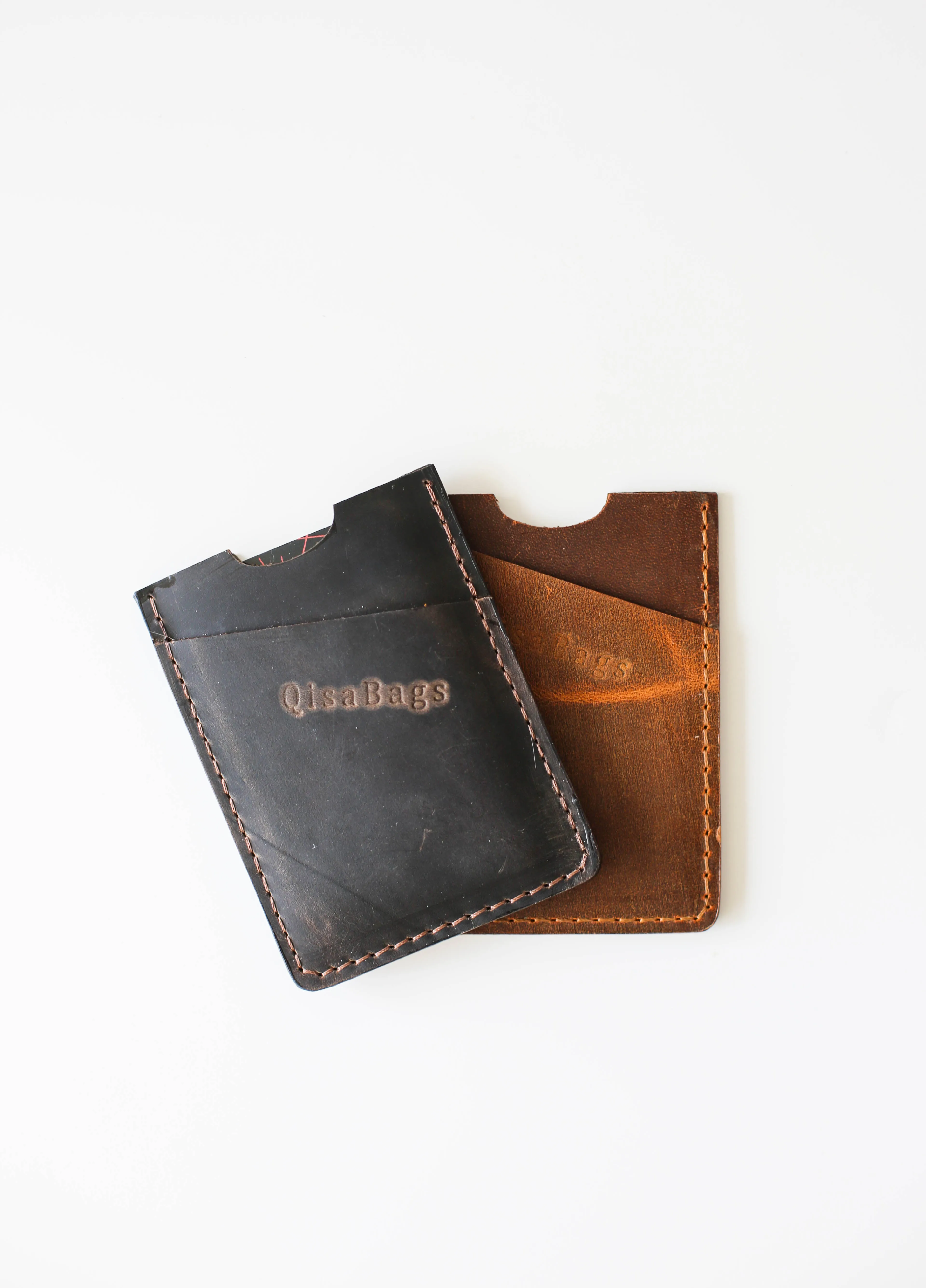 Minimalist Leather Card Holders - Sleeve Wallet