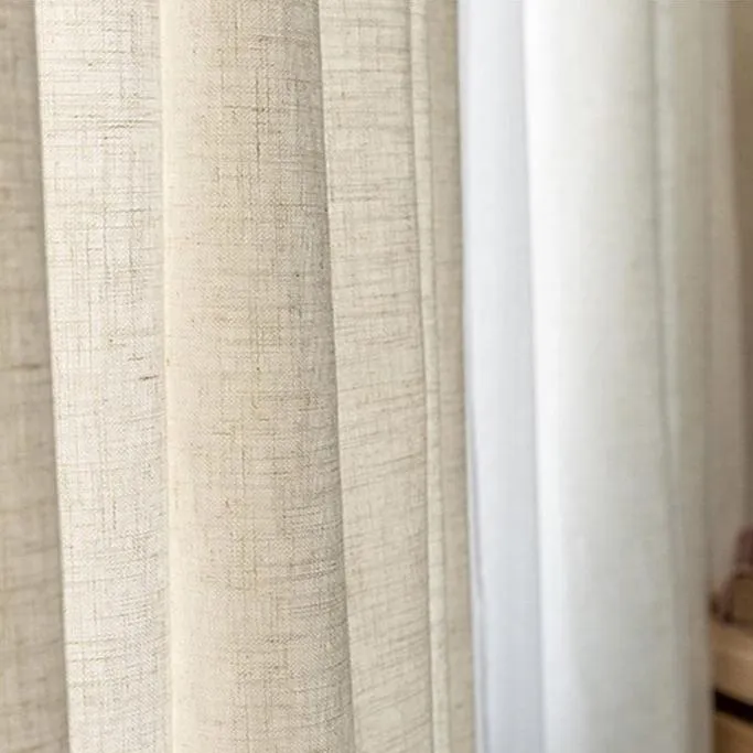 Mira Linen Sheer Curtain