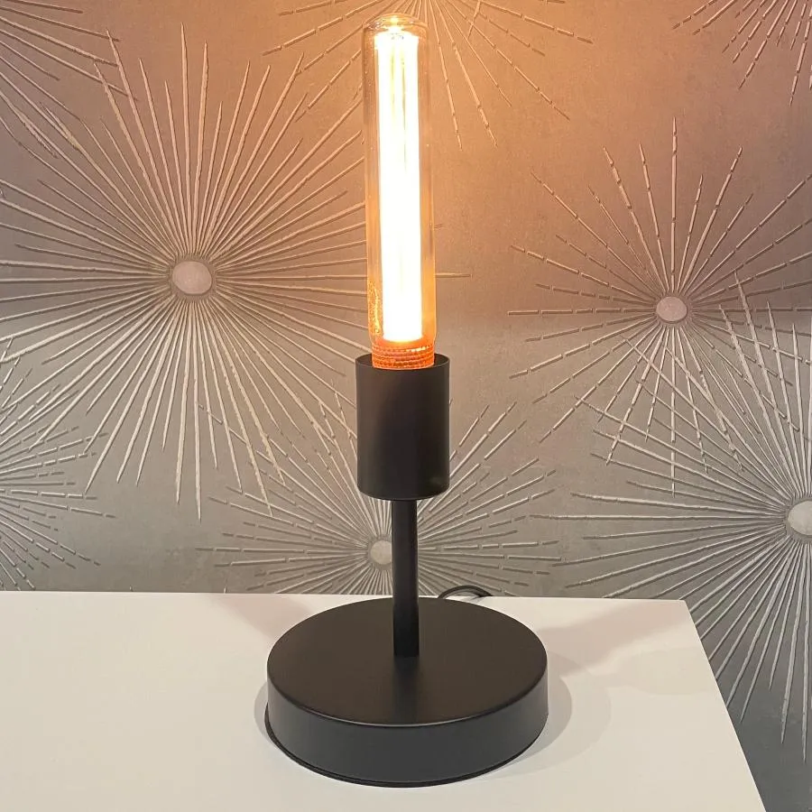 Modern Minimalist Edison Lamp - Black