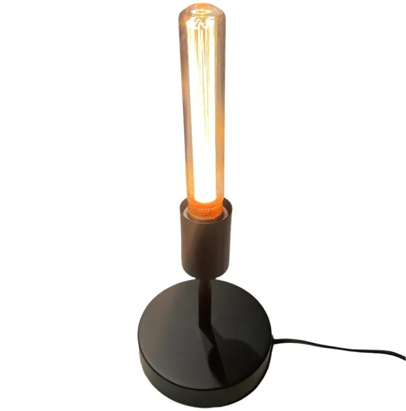 Modern Minimalist Edison Lamp - Black