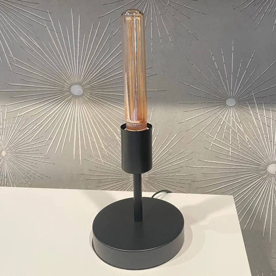 Modern Minimalist Edison Lamp - Black