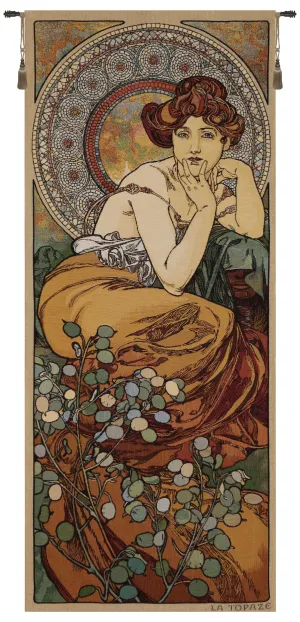 Mucha Topaze European Tapestry