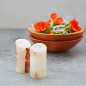 Natural Onyx Stone Salt Pepper Shakers