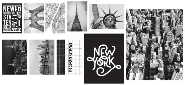 New York City Gallery Poster Kit Giant Peel & Stick Wall Decals