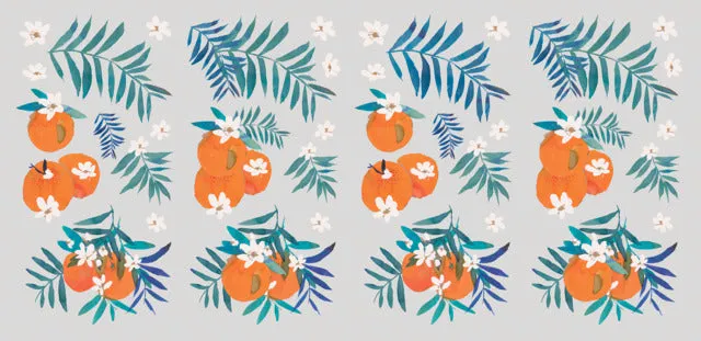 Orange Blossom Peel And Stick Wall Decals