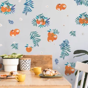 Orange Blossom Peel And Stick Wall Decals