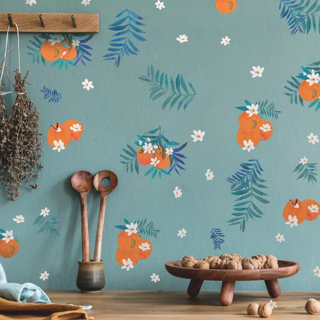 Orange Blossom Peel And Stick Wall Decals