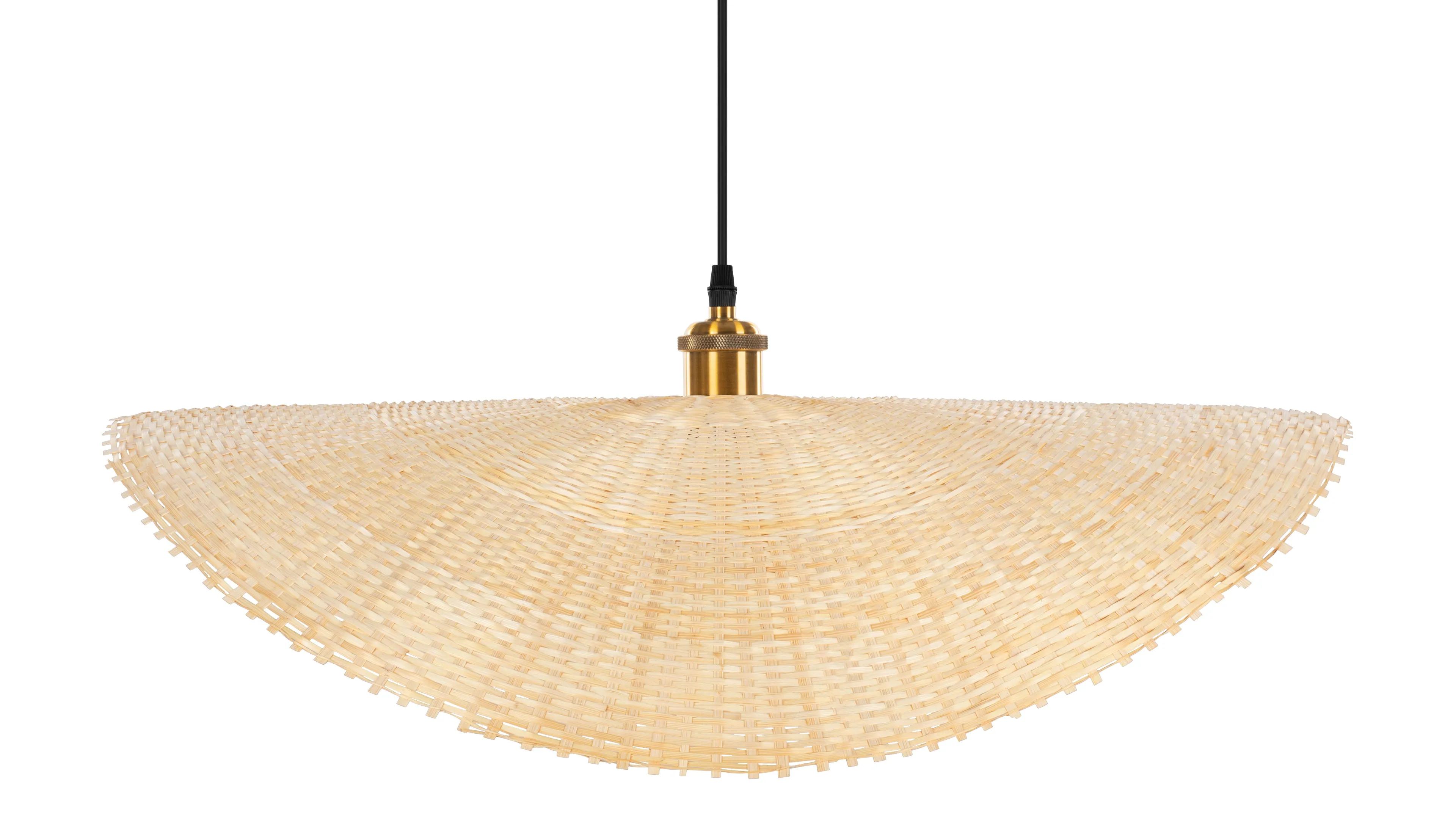 Osku - Osku Ceiling Light, Large, Natural Rattan