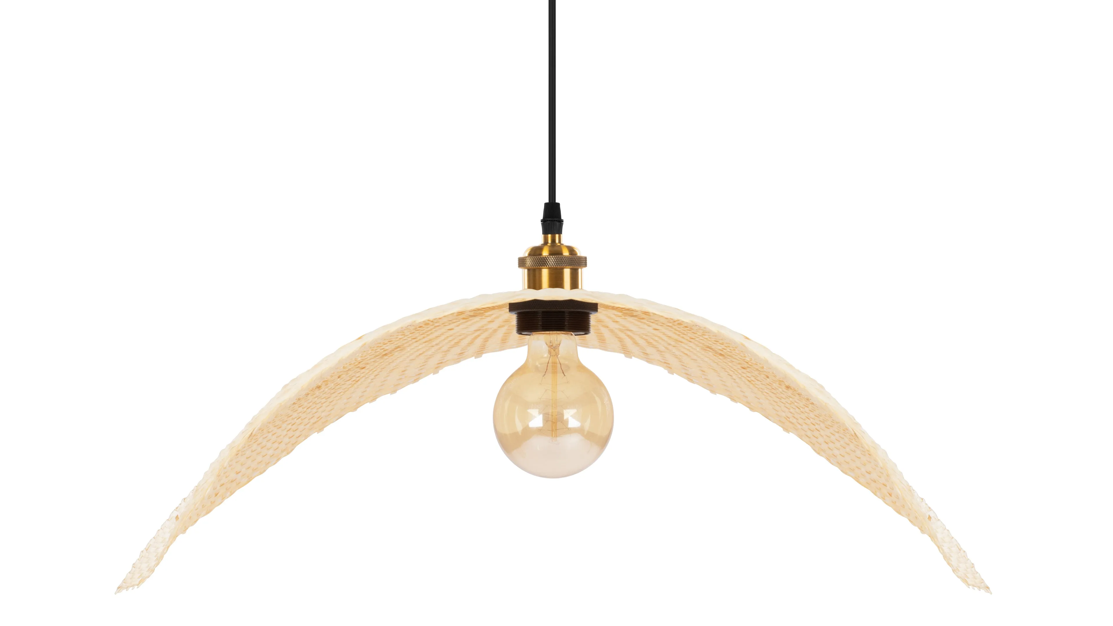 Osku - Osku Ceiling Light, Large, Natural Rattan