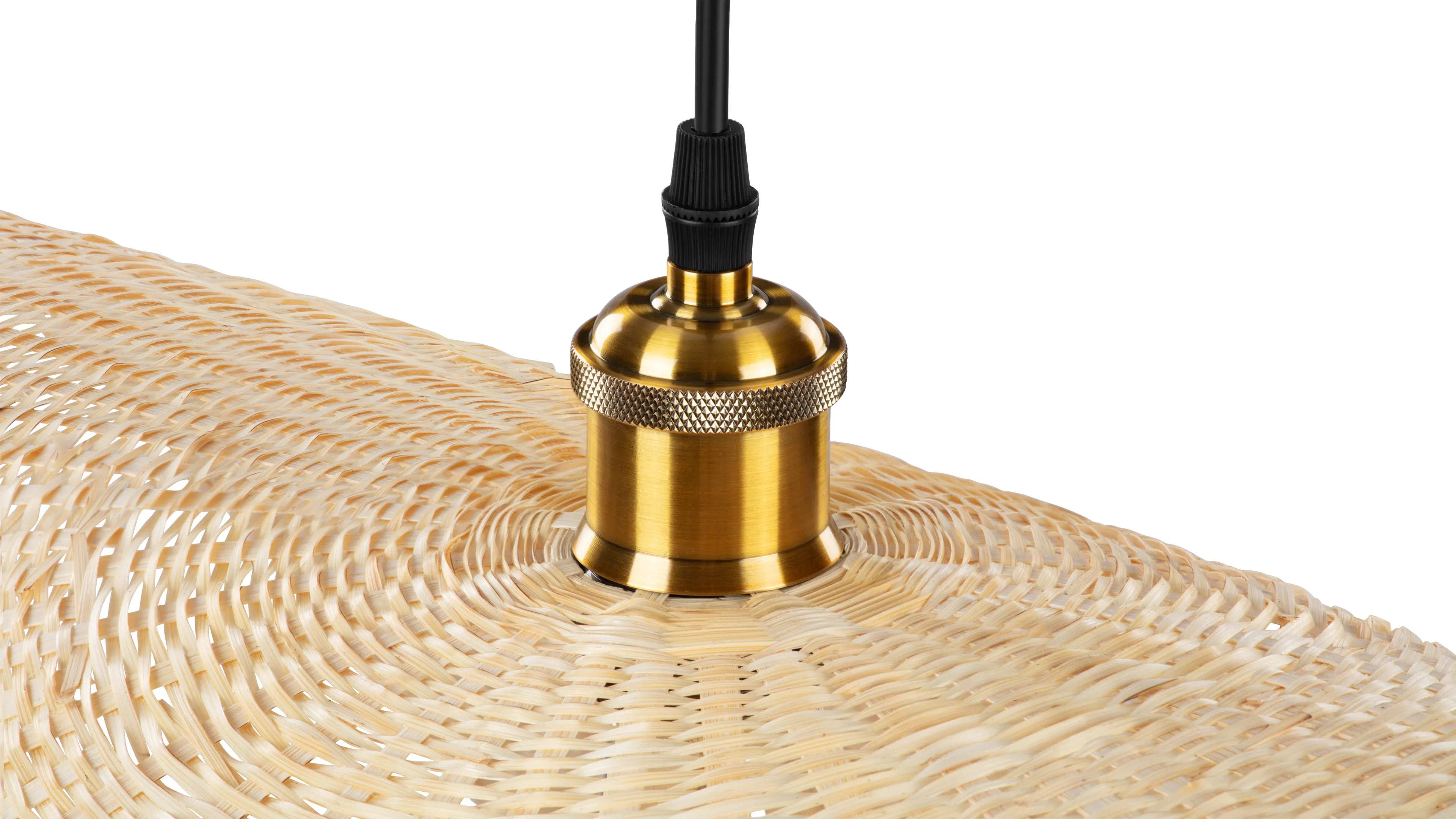 Osku - Osku Ceiling Light, Large, Natural Rattan