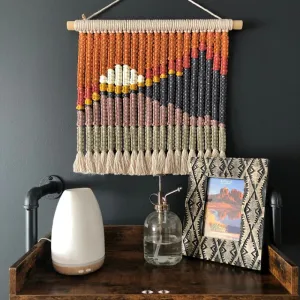 Paisaje Macramé Hanging Tapestry