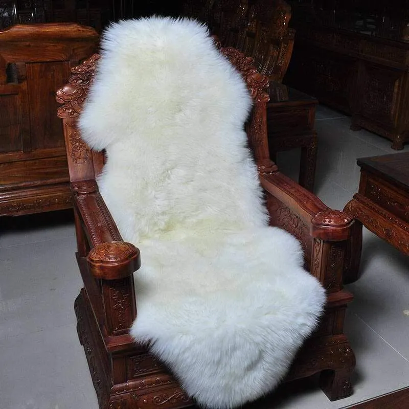 Premium Australian Lambskin Sheepskin Soft Long Wool Rugs