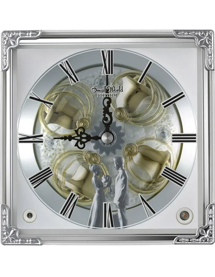 Rhythm Joyful Dream Musical Mantel Clock - 12 Melodies