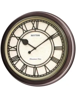 Rhythm Westminster Canterbury Musical Wall Clock