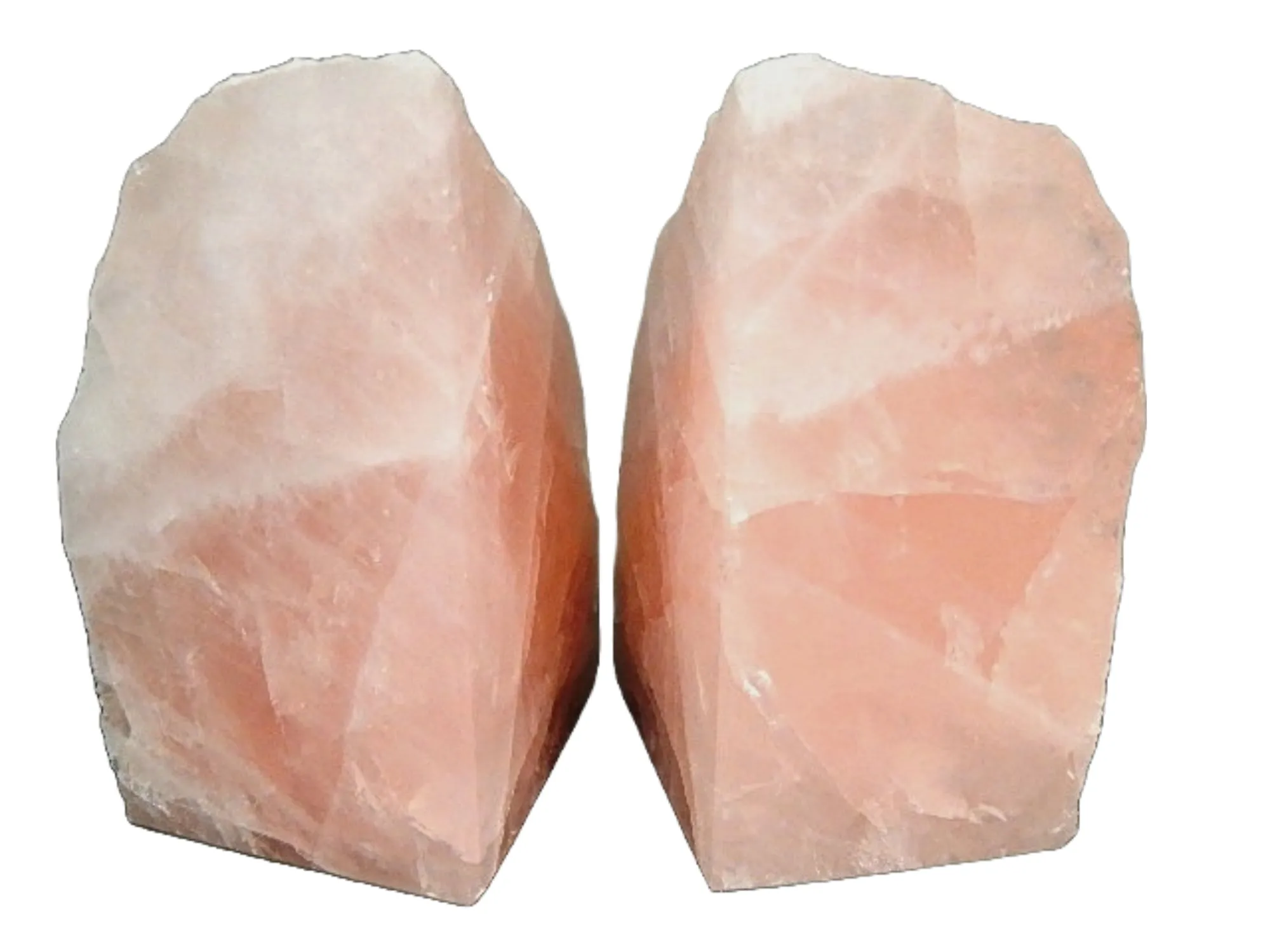 Rose Quartz Bookends