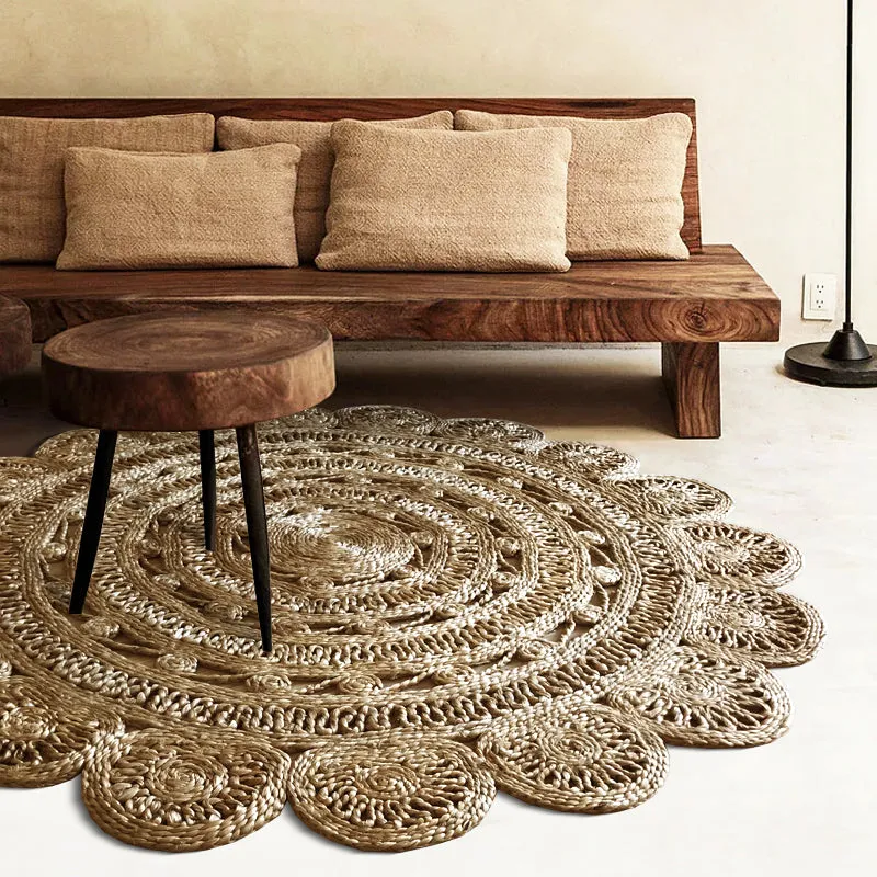 Rosetta Round Hemp Rug