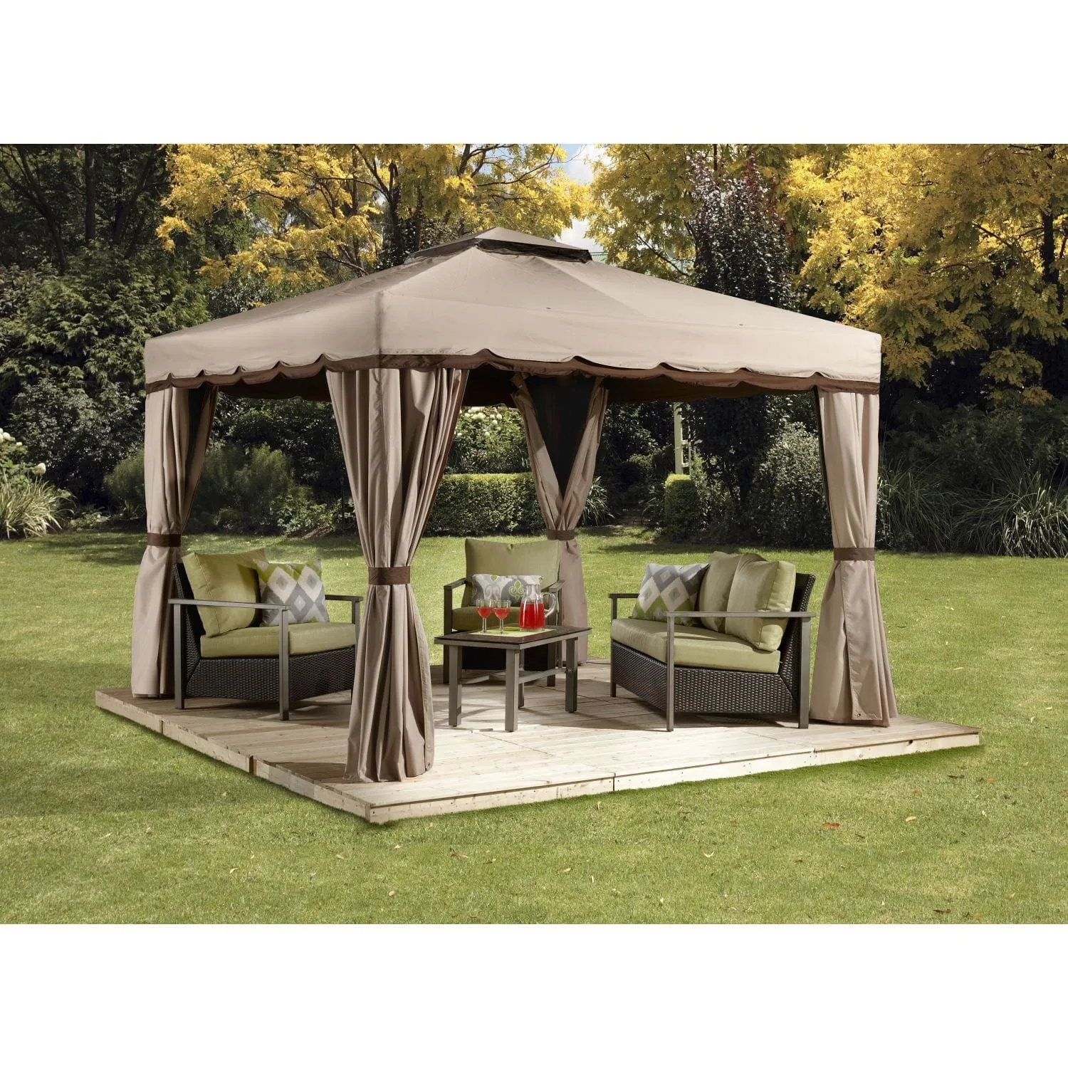 Sojag | Roma 10x10 Gazebo - Grey Black