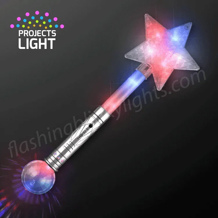 Star Light Jumbo Wand 17"