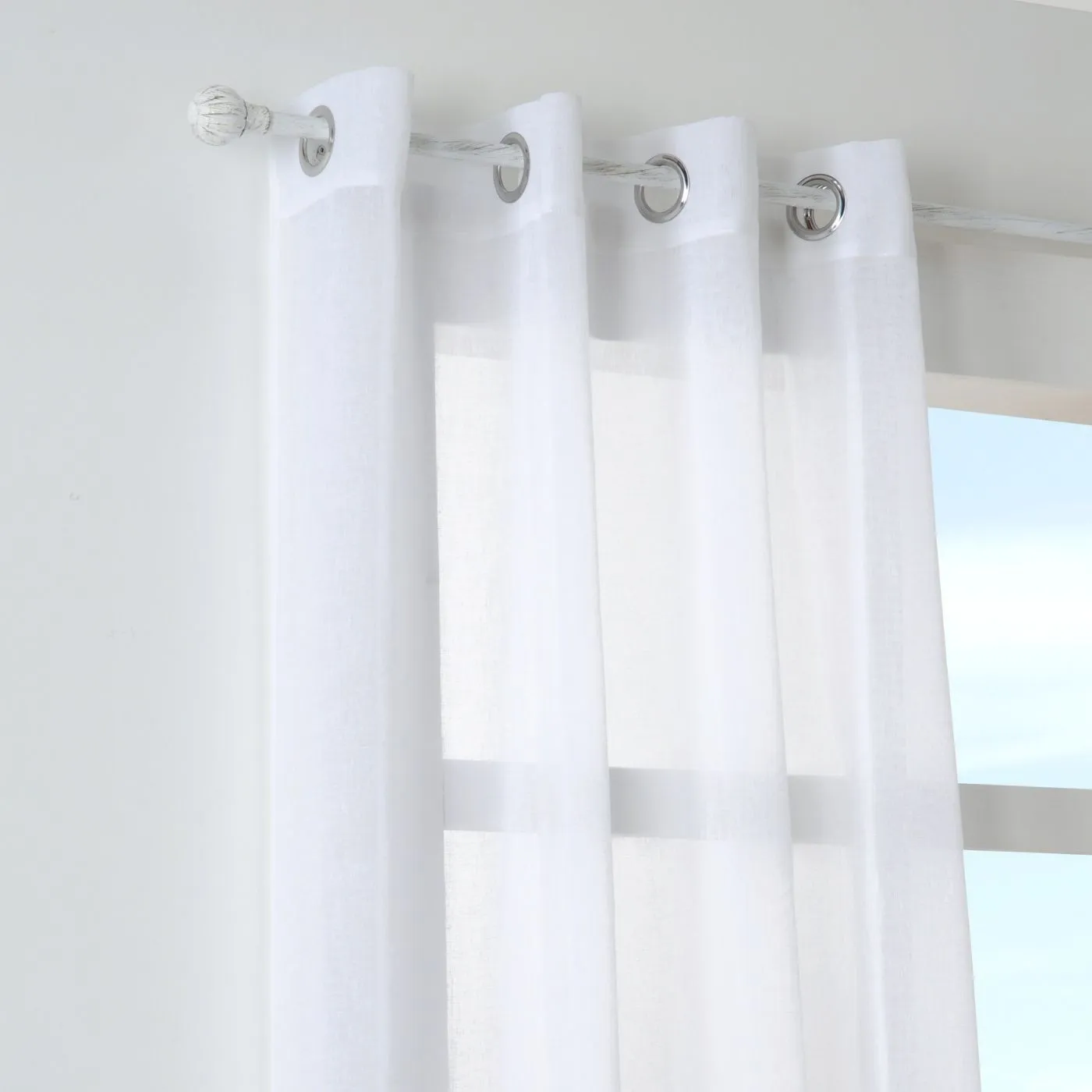 Stof Voile Panel | White