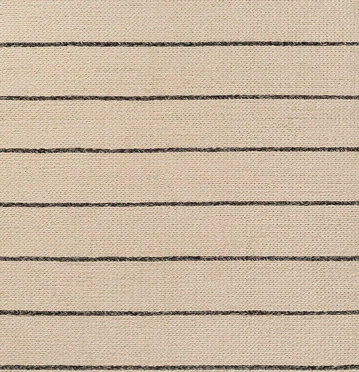 Strand Ivory / Black Rug